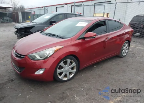 2012 Hyundai Elantra Limited (Ulsan Plant) from USA, damaged, VIN KMHDH4AE8CU251532